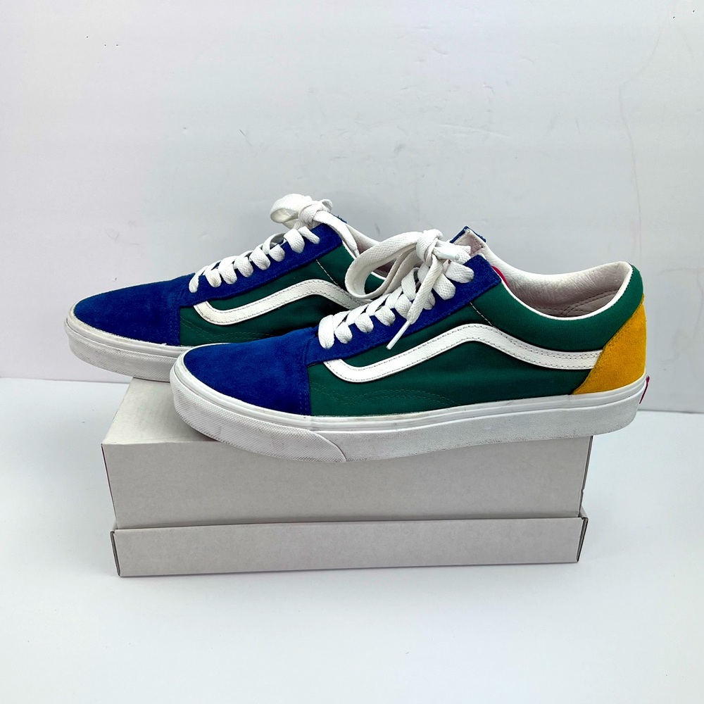 VANS OLD SKOOL LOW TOP YACHT CLUB COLOR BLOCK SHOES, MENS 10.5 WOMEN’S 12 - Picture 4 of 16